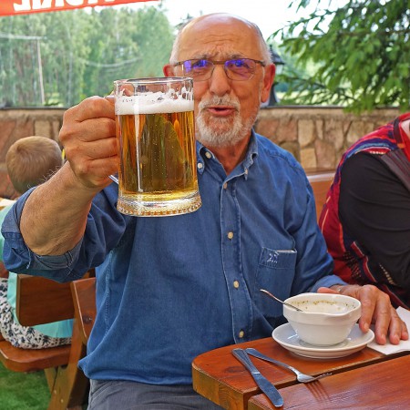 Et bien sûr, la première bière polonaise (Pivo !), si délicieuse !